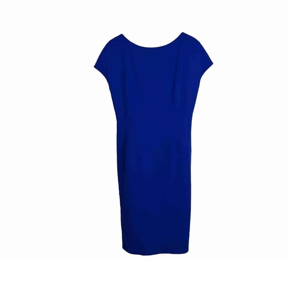 Oscar de la Renta Dress Cobalt Sheath